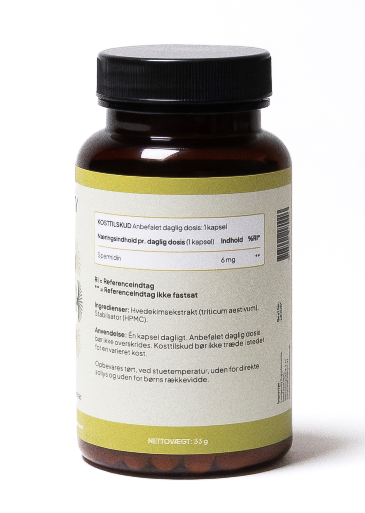 Spermidin 6 mg - 60 kapsler